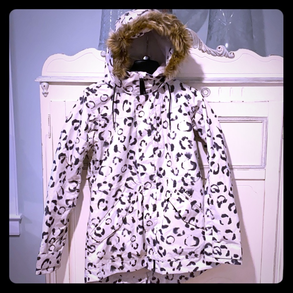 Burton White Collection Jacket- snow - XL